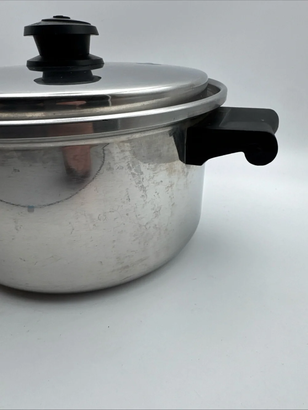 Saladmaster 18-8 Tri-Clad Stainless Steel Mini Stockpot 4 Qt Vapo-Lid USA